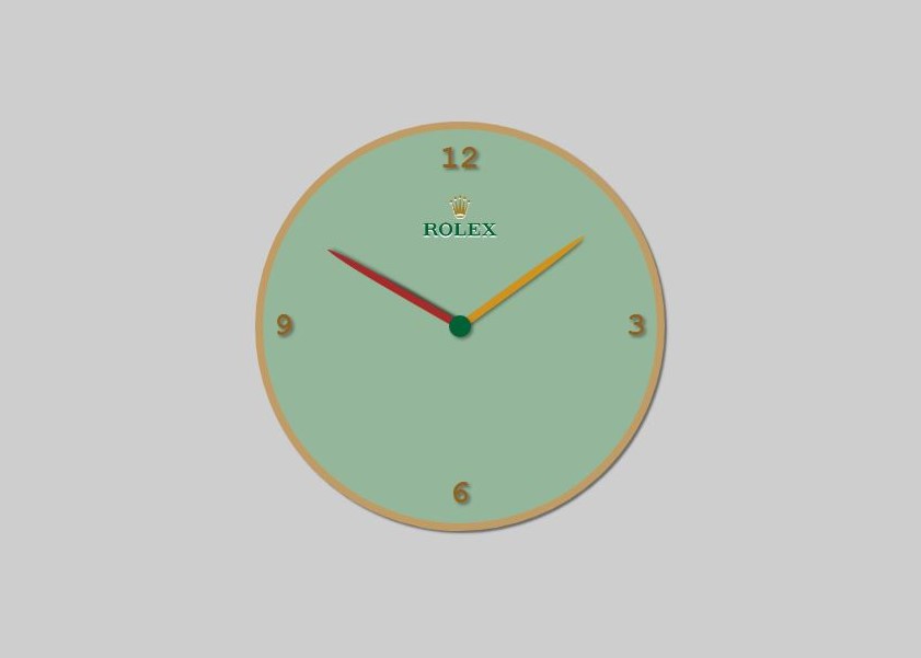 Rolex clock